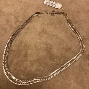 Jones New York silver tone necklace! NWT!